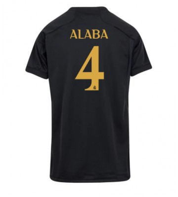 Real Madrid David Alaba #4 Replika Tredjetrøje Dame 2023-24 Kortærmet